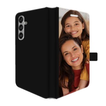 Samsung Galaxy S24 - Coque Portefeuille Personnalisée (Sur L'avant)