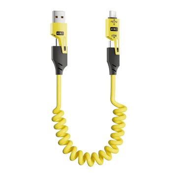 FlexCable 4-in-1 Charging Cable - Yellow