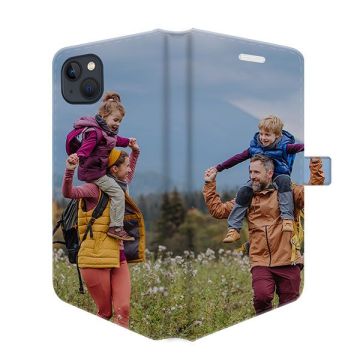 iPhone 15 - Coque Portefeuille Personnalisée (Sur Les 2 Faces)