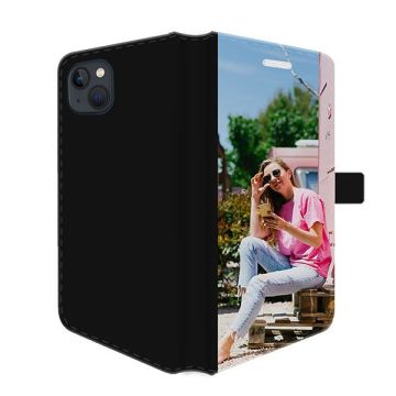 Iphone 15 - Lav dit eget Tegnebogs Cover (Front Print)