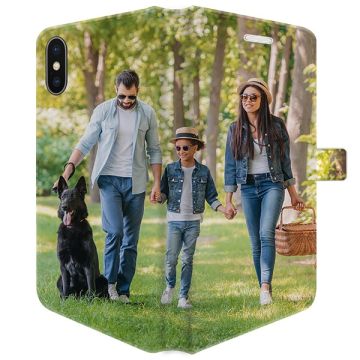 Iphone XS Max - Lav dit eget Tegnebogs Cover (Front Print)