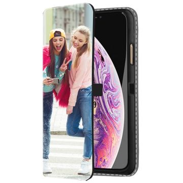 Iphone XS - Lav dit eget Tegnebogs Cover (Front Print)