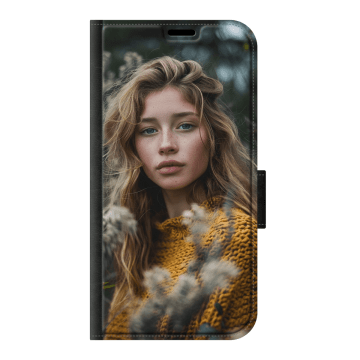 Iphone 16 - Lav dit eget Tegnebogs Cover (Front Print)