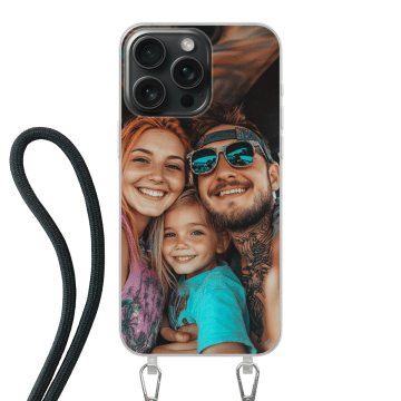 Iphone 15 Pro Max - Lav dit eget Cover med Snor (Crossbody)