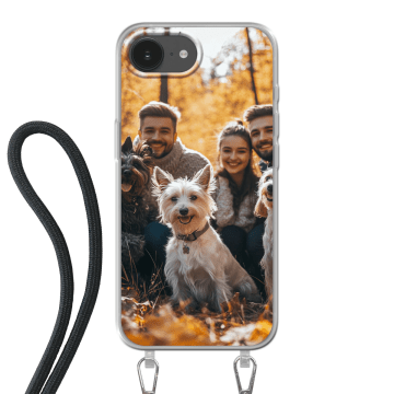 IPhone 16e - Lav dit eget Cover med Snor (Crossbody)