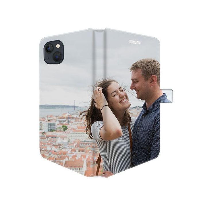 iPhone 15 Plus - Coque Portefeuille Personnalisée (Sur Les 2 Faces)