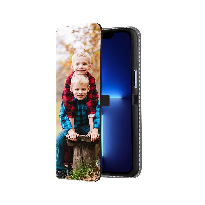 iPhone 13 Mini - Funda Billetera Personalizada (Impresión Frontal)