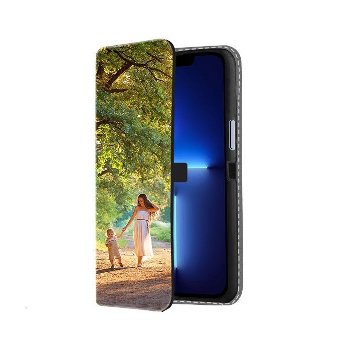 iPhone 13 - Personalised Wallet Case (Front Printed)