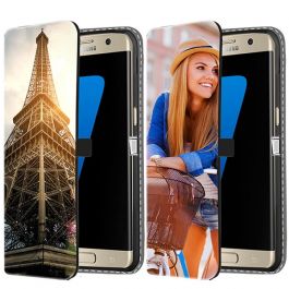 Samsung Galaxy S7 Edge - Designa eget Plånboksfodral (Framtryckt)