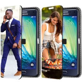 Samsung Galaxy A5 (2015) - Wallet Case Selbst Gestalten (Vorne Bedruckt)