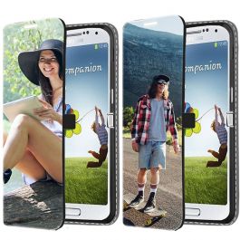 Samsung Galaxy S4 Mini - Portemonnee Hoesje Maken (Voorzijde Bedrukt)