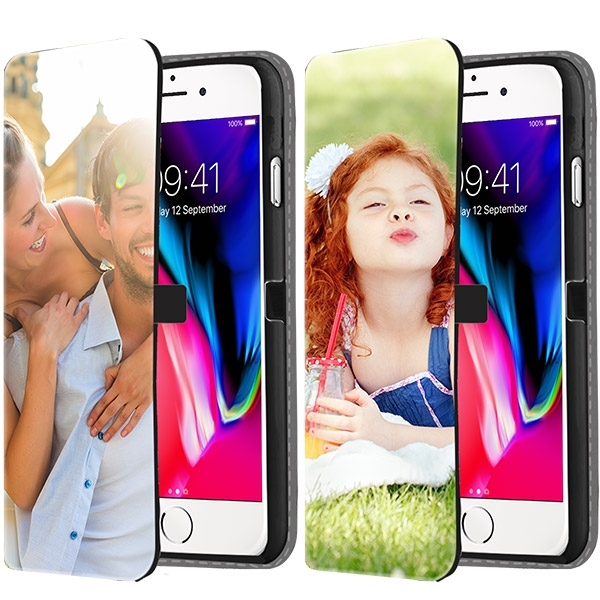 opstrøms øretelefon omvendt Design Dit Eget iPhone 8 Cover | Personligt Tegnebog Cover (Forside Tryk) |  GoCustomized